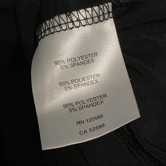 Adrienne Vittadini Black Slinky Cowl Neck Blouse - Picture 5 of 6